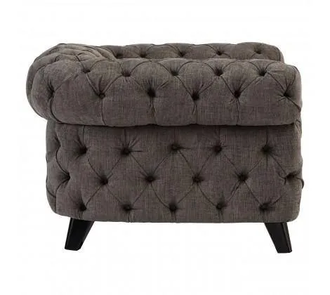 Grey Fabric Armchair