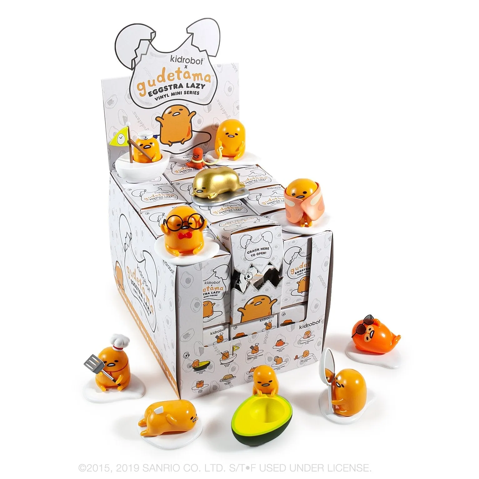 Gudetama Eggstra Lazy Vinyl Mini Figure Series by Kidrobot x Sanrio