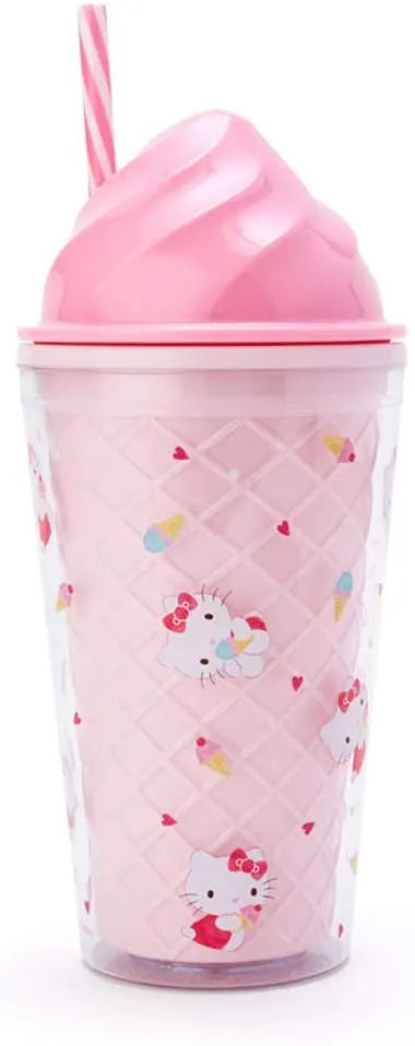 Hello Kitty Ice Cream Sundae Tumbler (Rare Item)