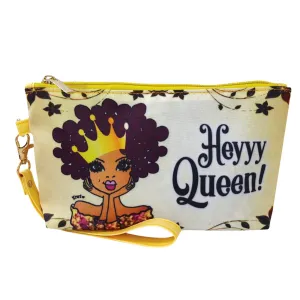 Heyyy Queen Cosmetic Pouch