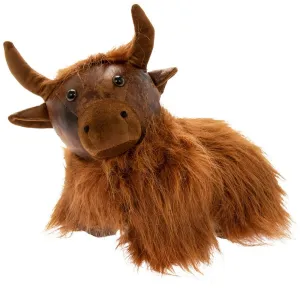 HIGHLAND COW - FAUX LEATHER DOORSTOP