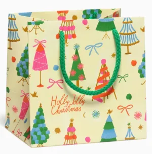 Holly Jolly Trees Small Gift Bag