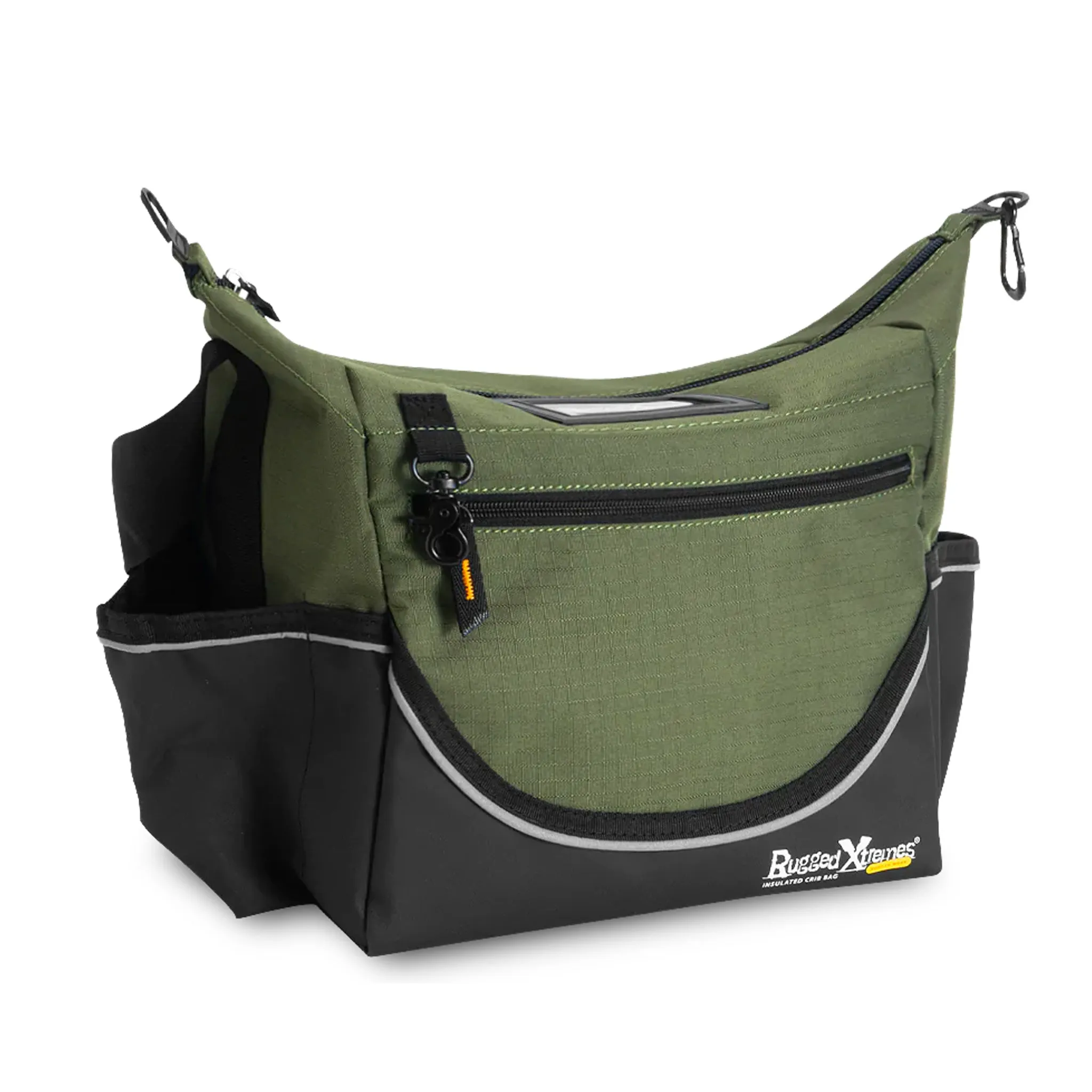 INSULATED GREEN CANVAS CRIB BAG 15L - RX05L106