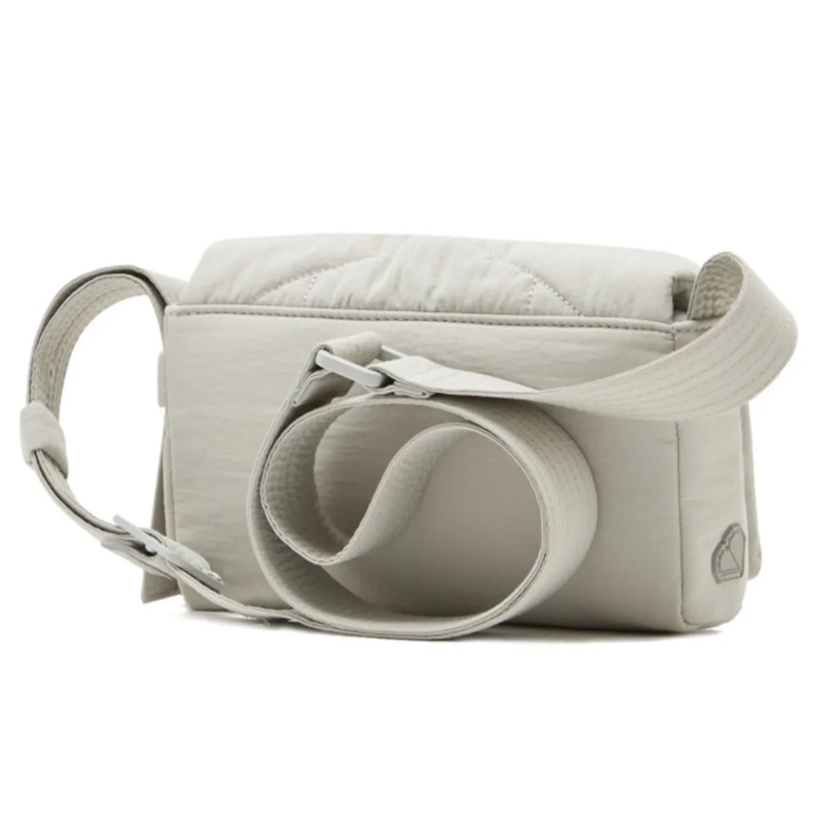 JILLSTUART Rosella Padding Gray Small Shoulder Crossbody Bag Lightweight nylon fabric material/ from Seoul, Korea