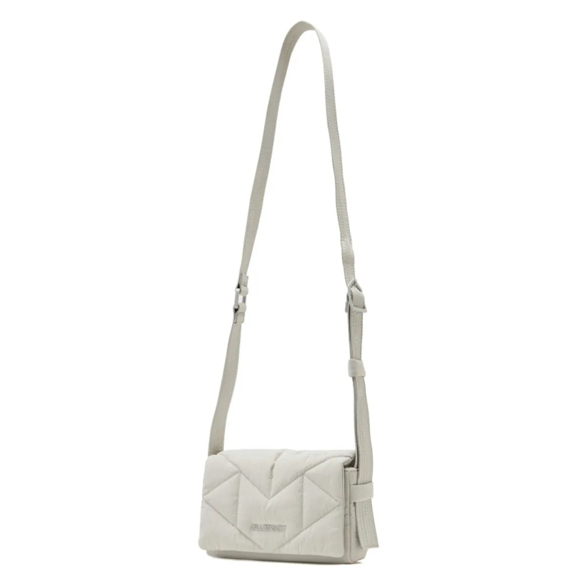 JILLSTUART Rosella Padding Gray Small Shoulder Crossbody Bag Lightweight nylon fabric material/ from Seoul, Korea