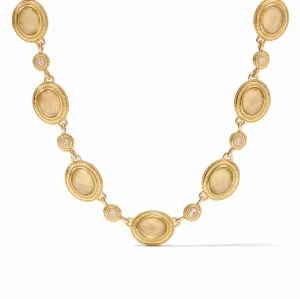 Julie Vos Tudor Stone Necklace in Champagne