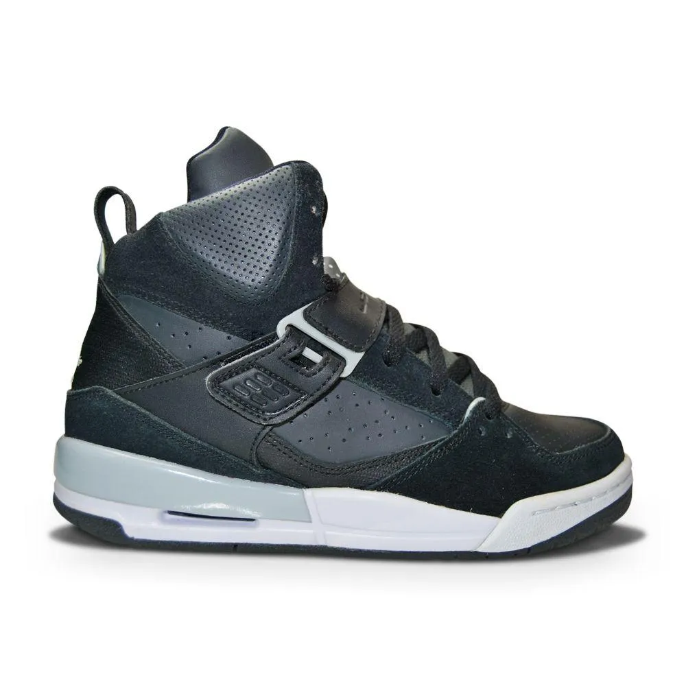 Juniors Air Jordan Flight 45  High (GS) -524865 043- Black Wolf Grey Anth White