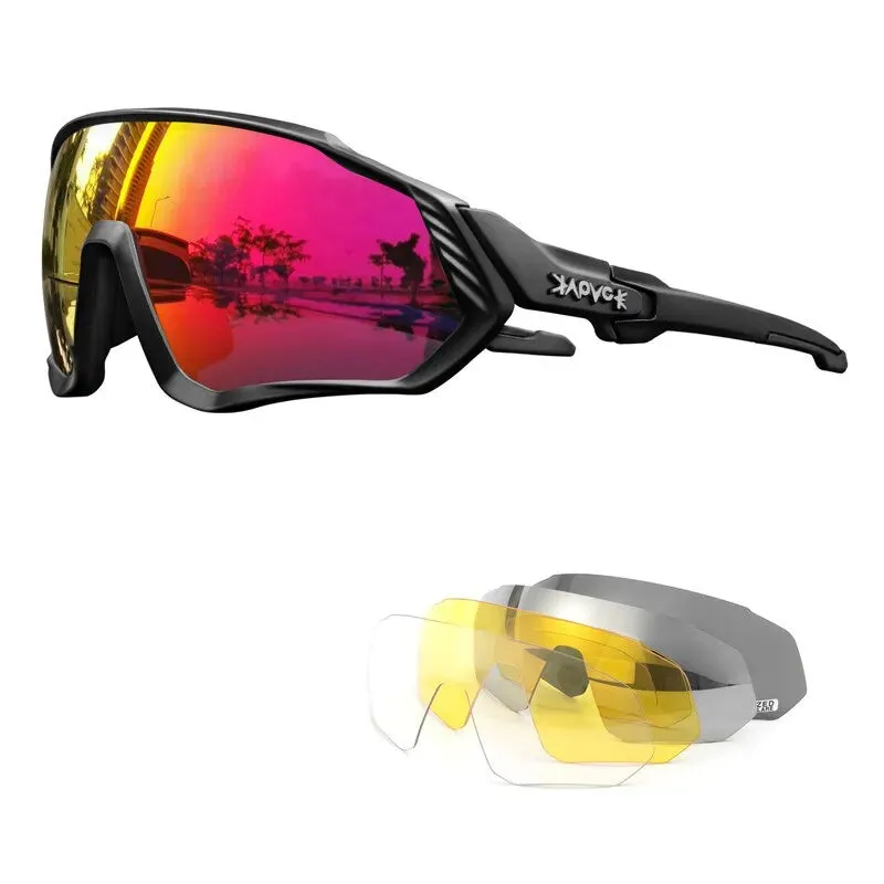 Kapvoe Cycling Sunglasses Polarized Men Women Cycling Glasses Road Mountain Bike Bicycle Goggles Sports Eyewear Fishing