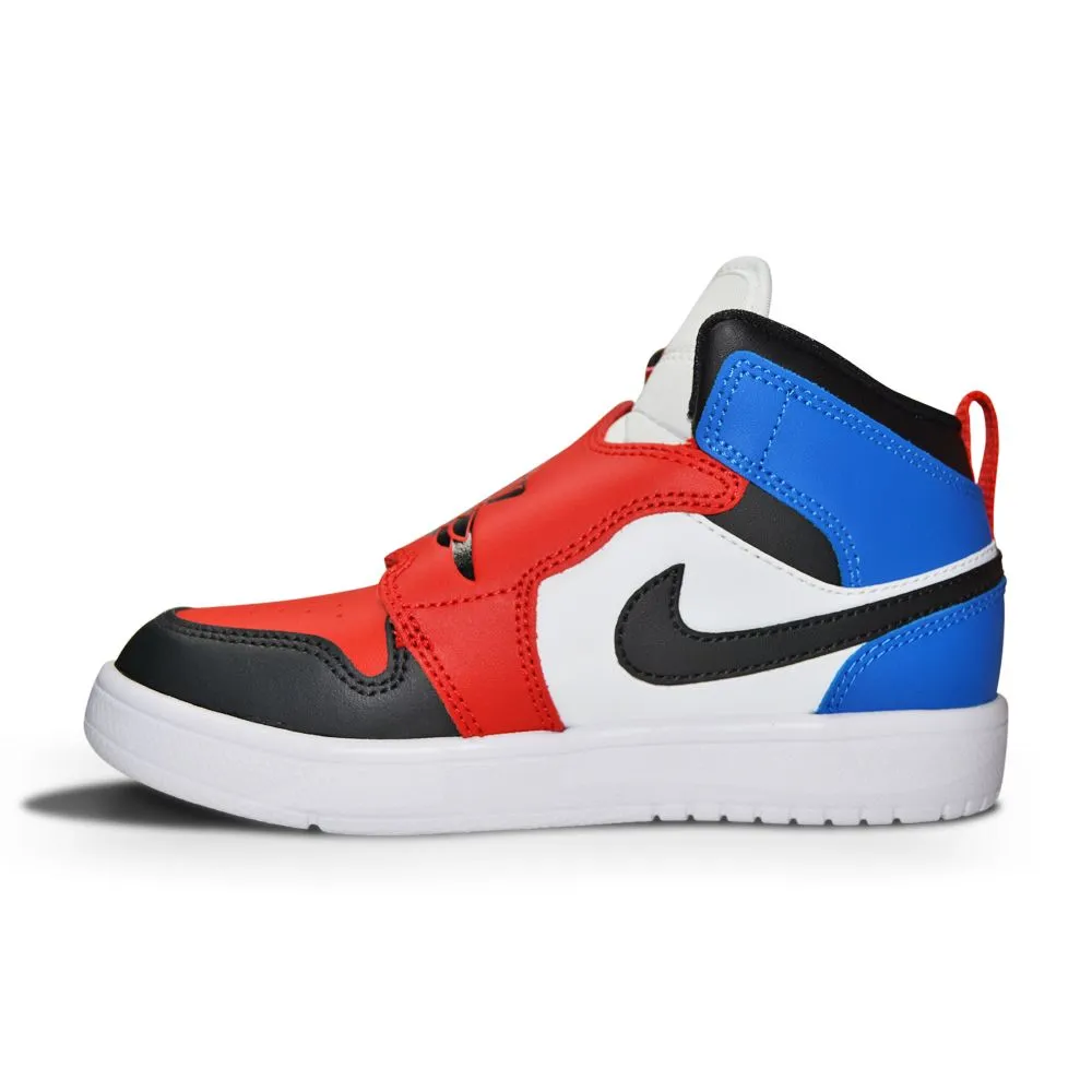 Kids Nike Sky Jordan 1 (PS) - BQ7197 104 - White Black University Red