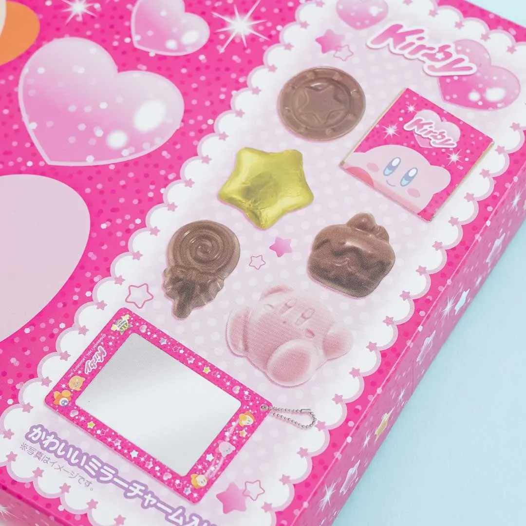 Kirby Mirror Charm & Chocolate Gift