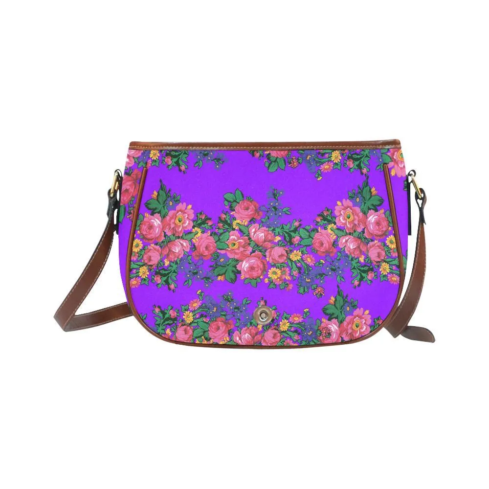 Kokum's Revenge-Lilac Saddle Bag/Large