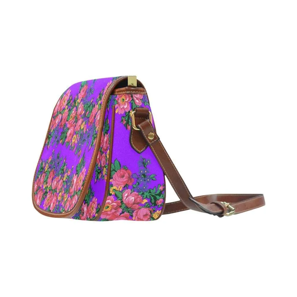 Kokum's Revenge-Lilac Saddle Bag/Large