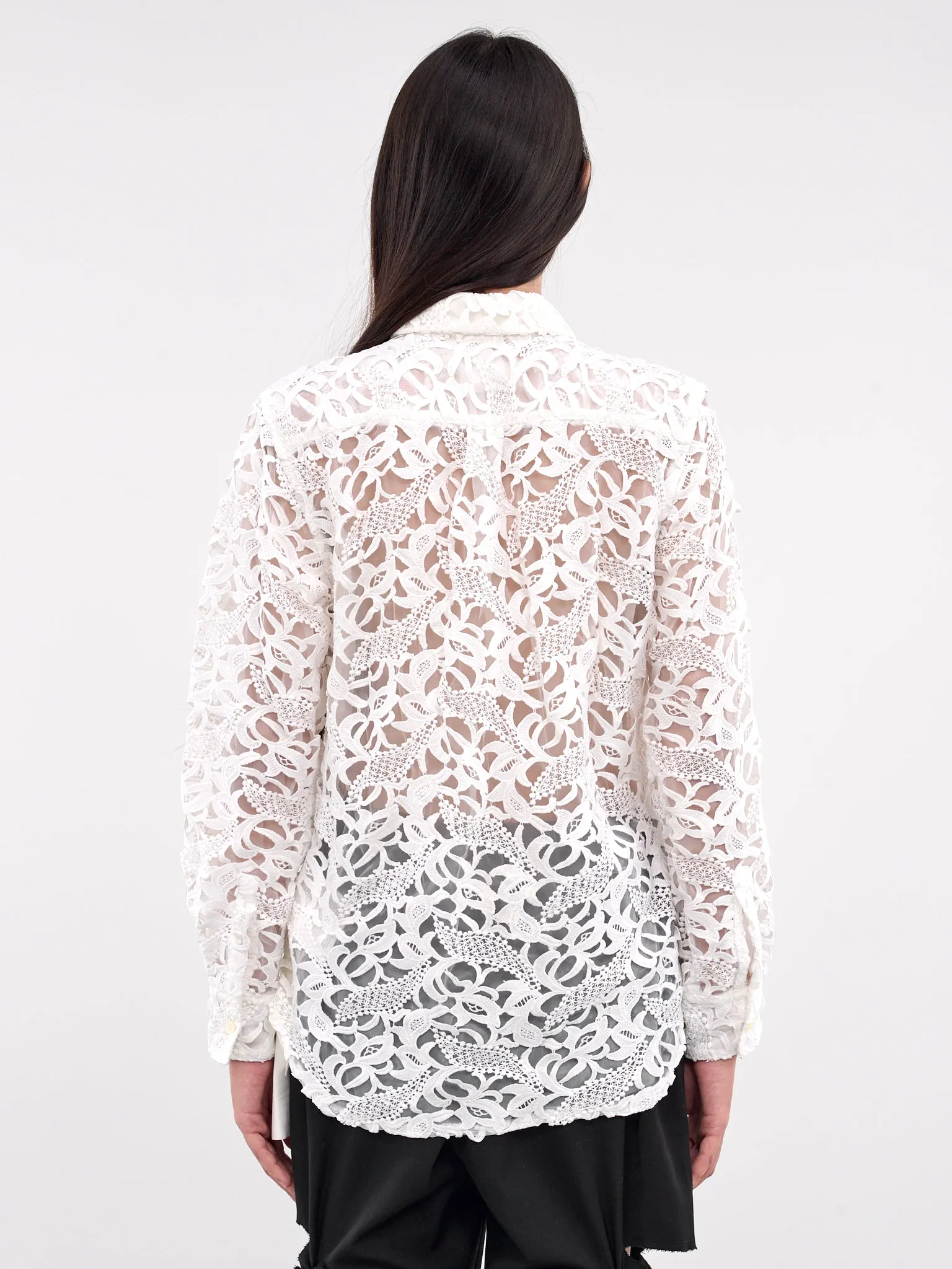 Lace Shirt (GN-B015-051-OFF-WHITE)