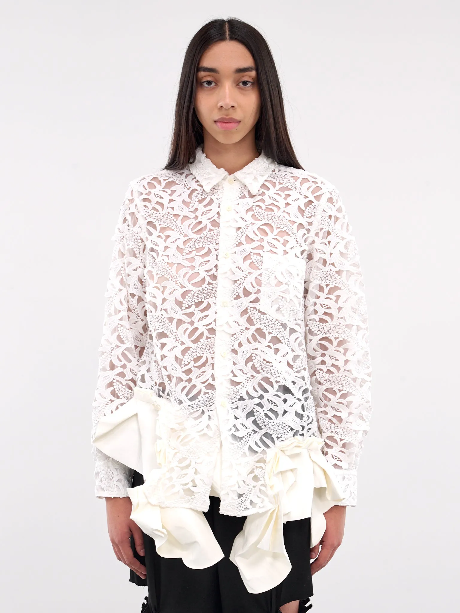 Lace Shirt (GN-B015-051-OFF-WHITE)