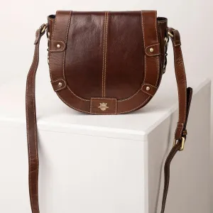 Ladies Bramham Leather Saddle Bag