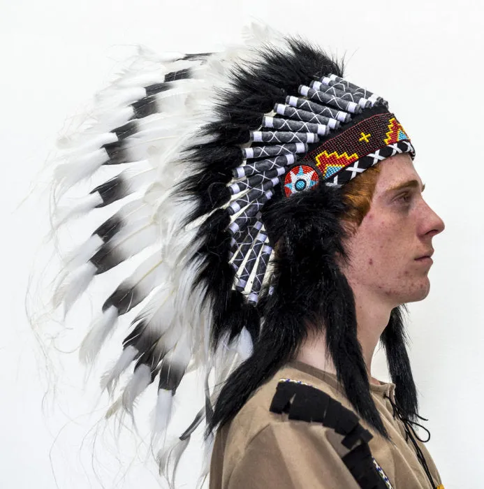 Large Black/White Headdress