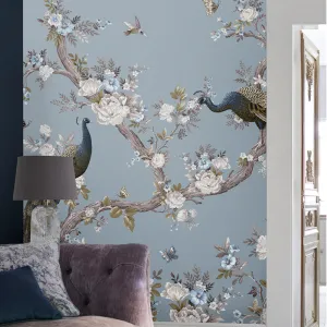 Laura Ashley Belvedere Mural 3m x 2.8m Pale Seaspray 115277