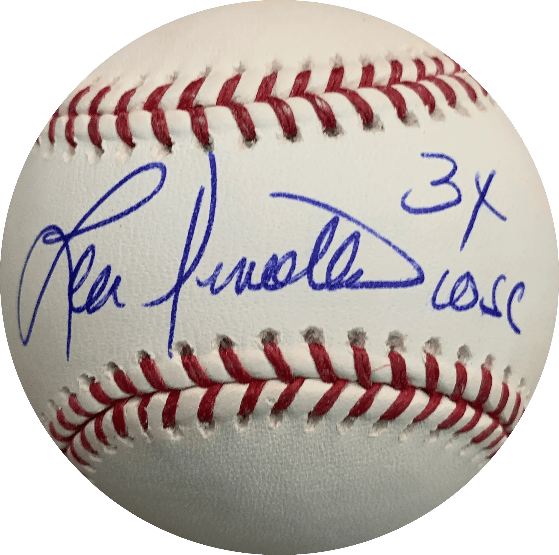 Lou Piniella Autographed Rawlings Official Major League Baseball (PSA) w/ W.S. Champs Inscription