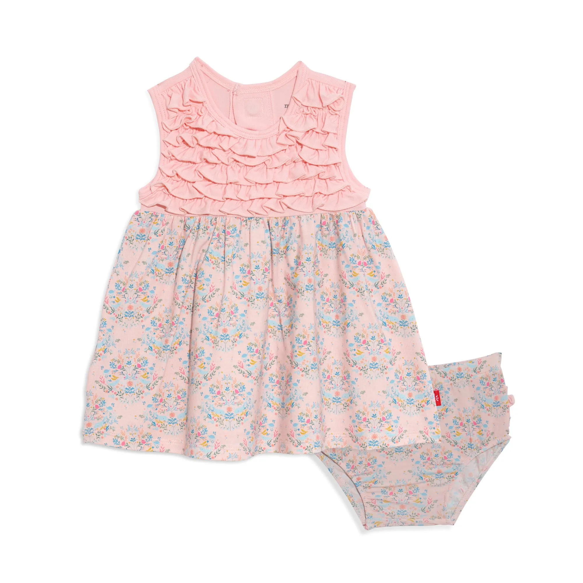 Magnetic Me Fleur de Sea Dress w/Ruffle Diaper Cover