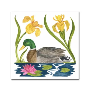 Magnificent Mallard Paper Beverage Napkins