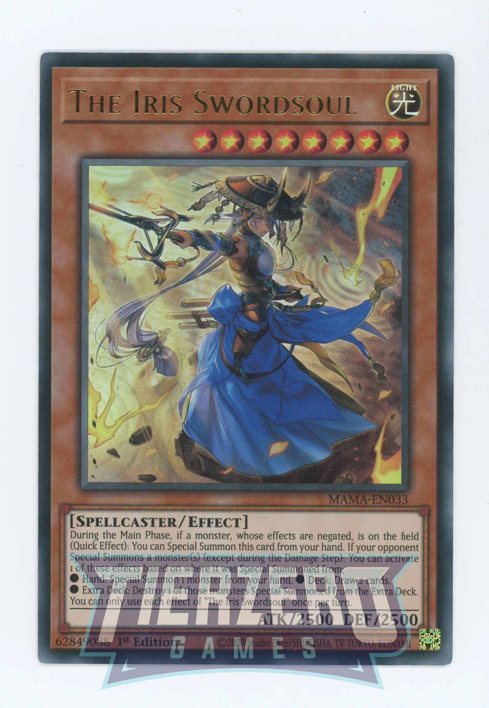 MAMA-EN033 - The Iris Swordsoul - Ultra Rare - Effect Monster - Magnificent Mavens