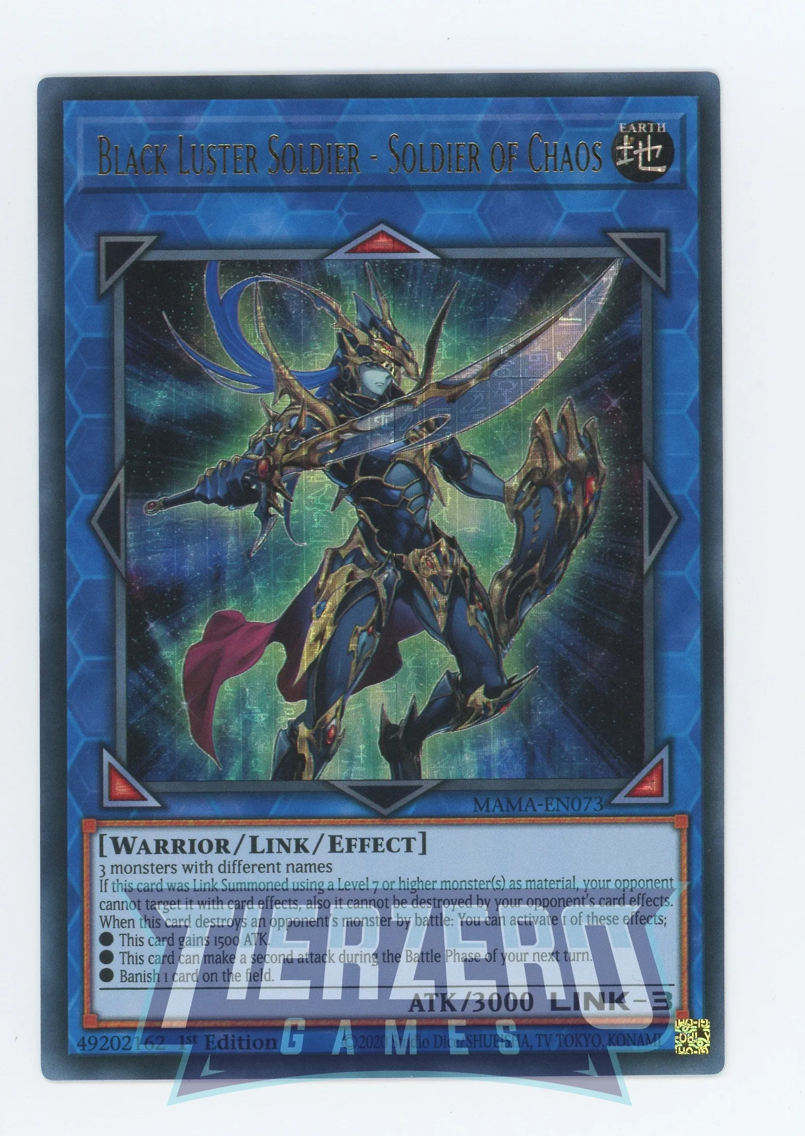 MAMA-EN073 - Black Luster Soldier - Soldier of Chaos - Pharaoh Ultra Rare - Effect Link Monster - Magnificent Mavens