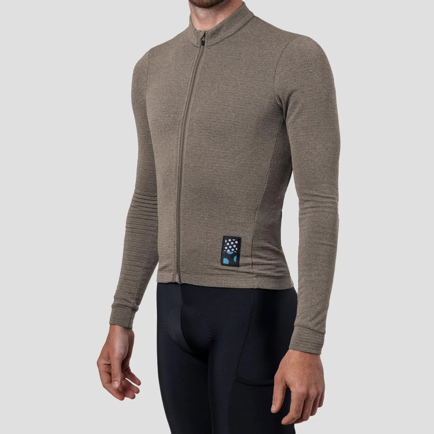 Men's Merino Grid Thermal Jersey - Coyote