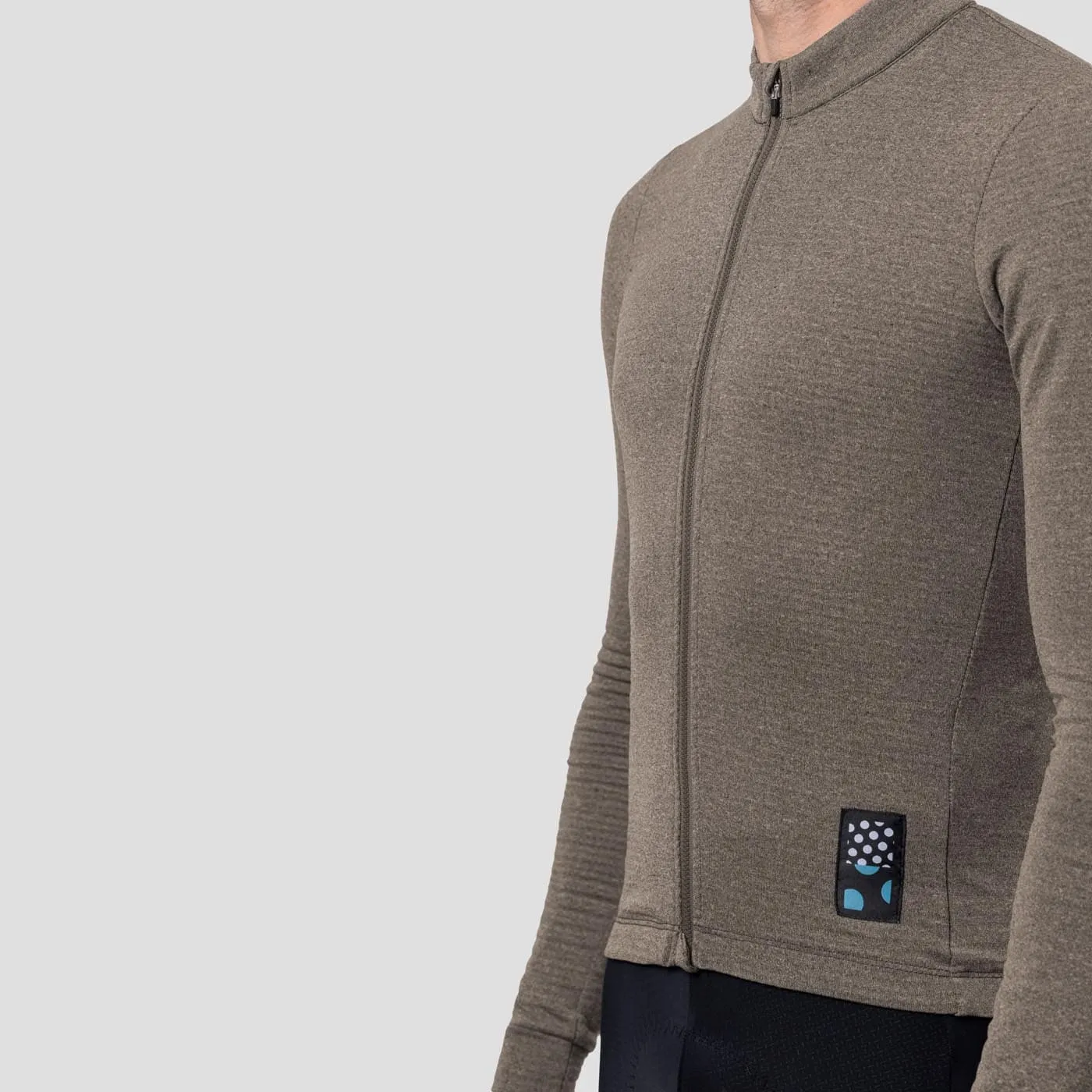 Men's Merino Grid Thermal Jersey - Coyote