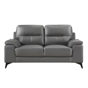 Mischa Genuine Leather Love Seat