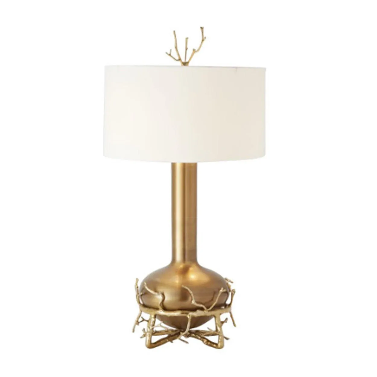 MODERN TWIG BRANCH SCULPTURE TABLE LAMP