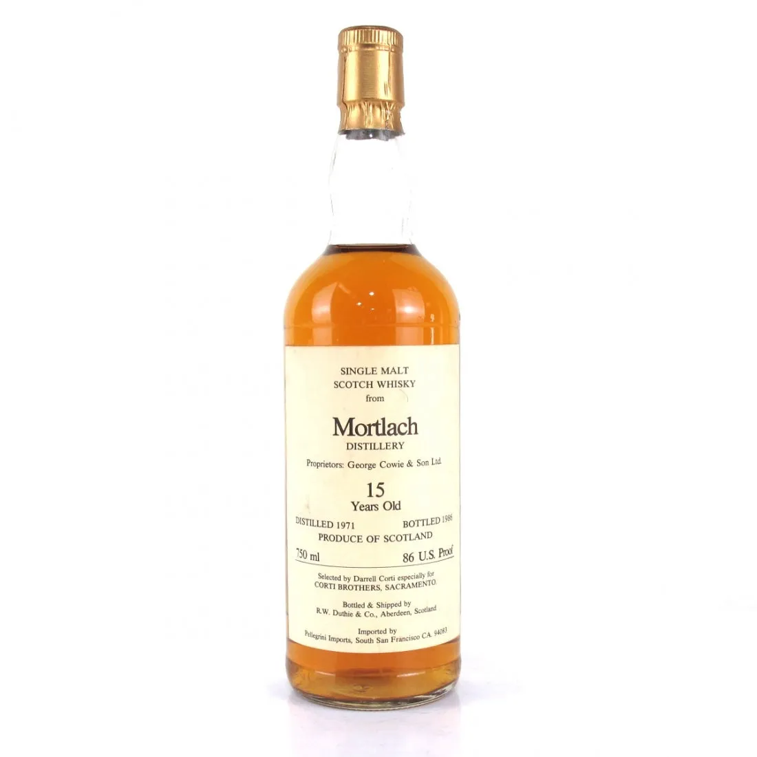 Mortlach 1971 15 Years Duthie Corti Brothers