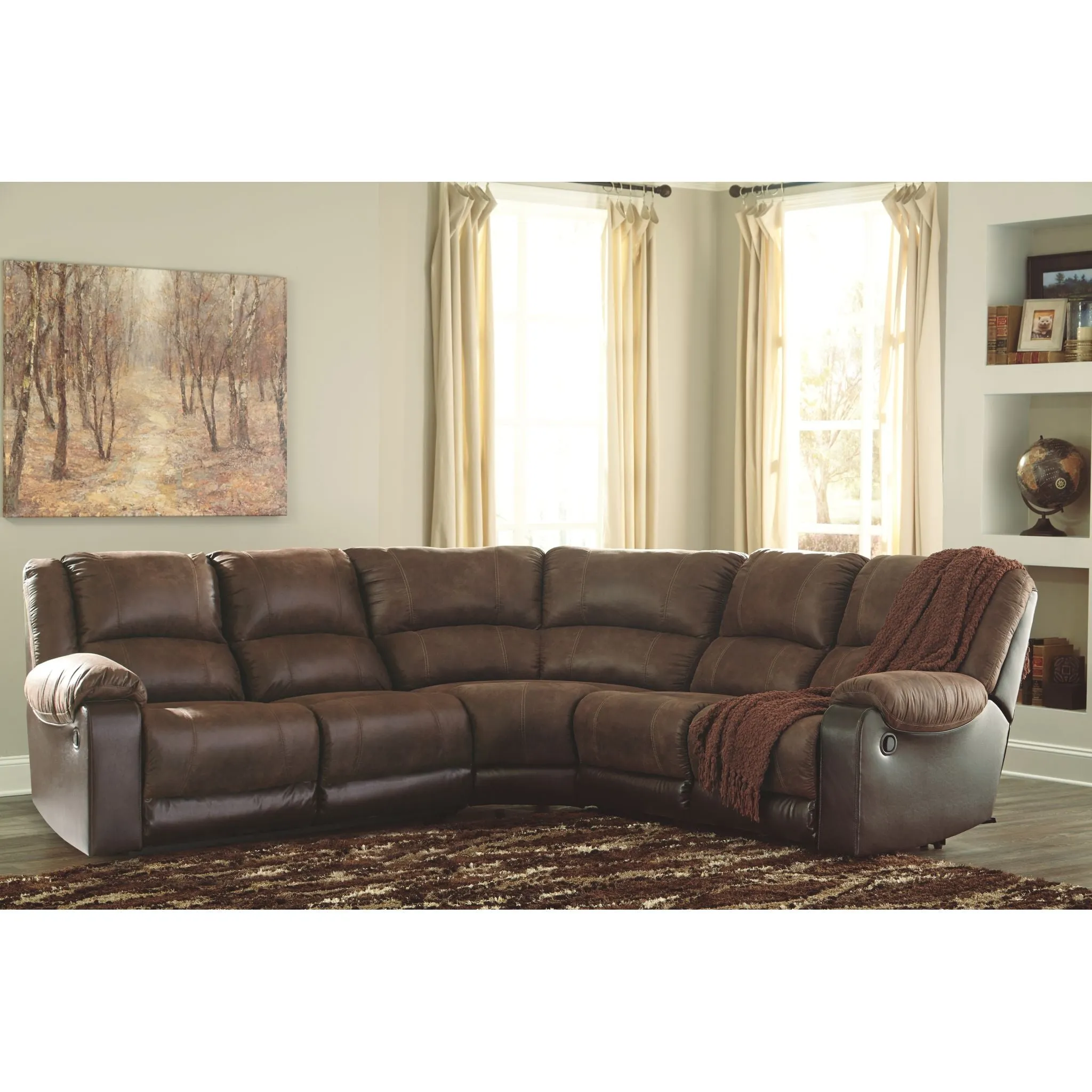 Nantahala 5 Piece Reclining Sectional