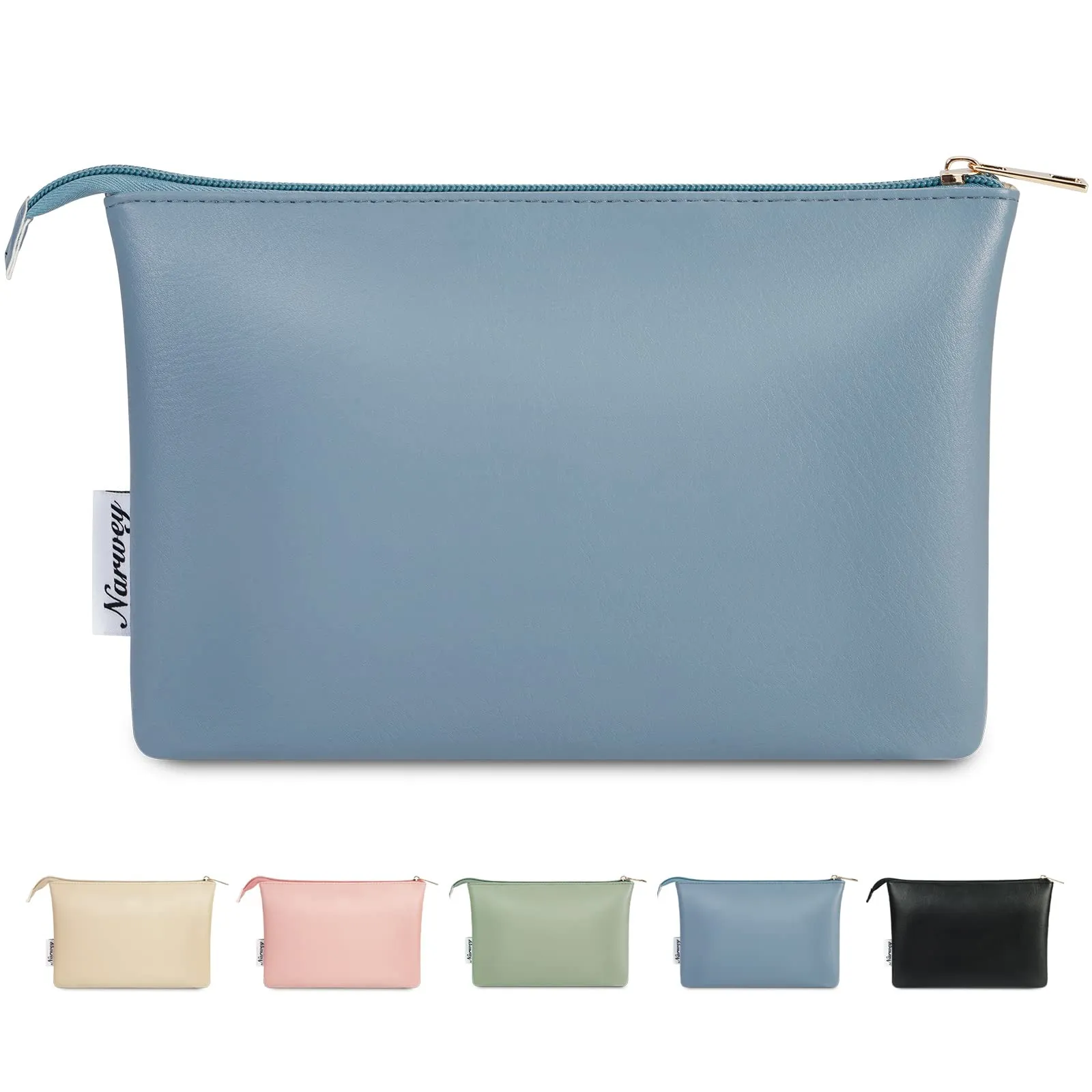 NARWEY Vegan Leather Travel Makeup Pouch - NW5808