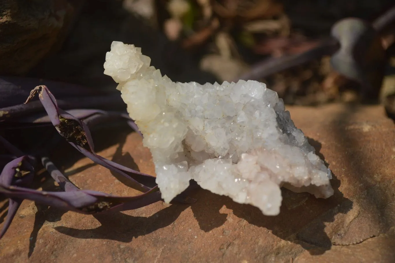 Natural Drusy Mountain Quartz Specimens x 12 From Alberts Mountain, Lesotho