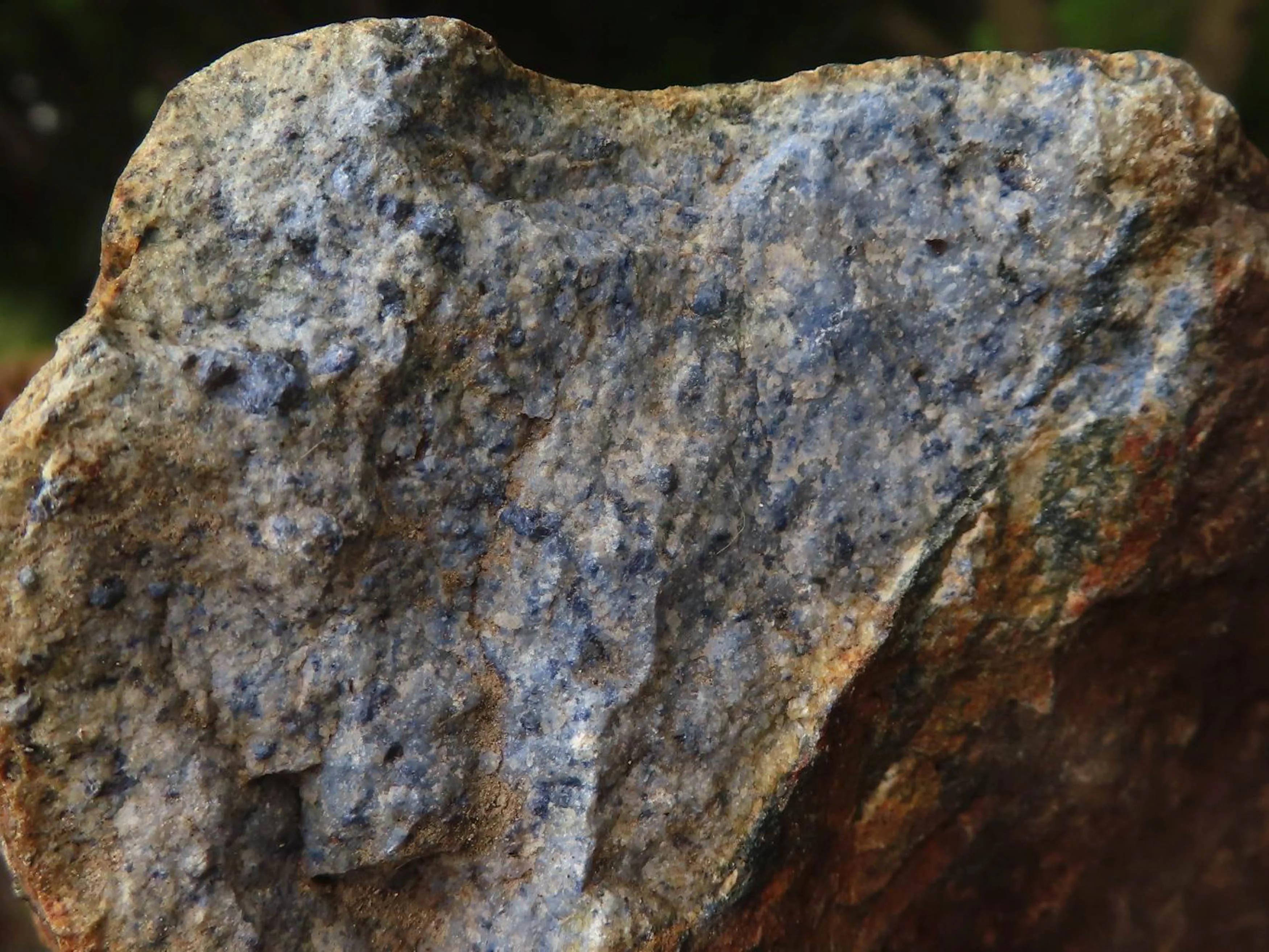 Natural Rare Blue Dumortierite Rough Specimens x 5 From Mozambique