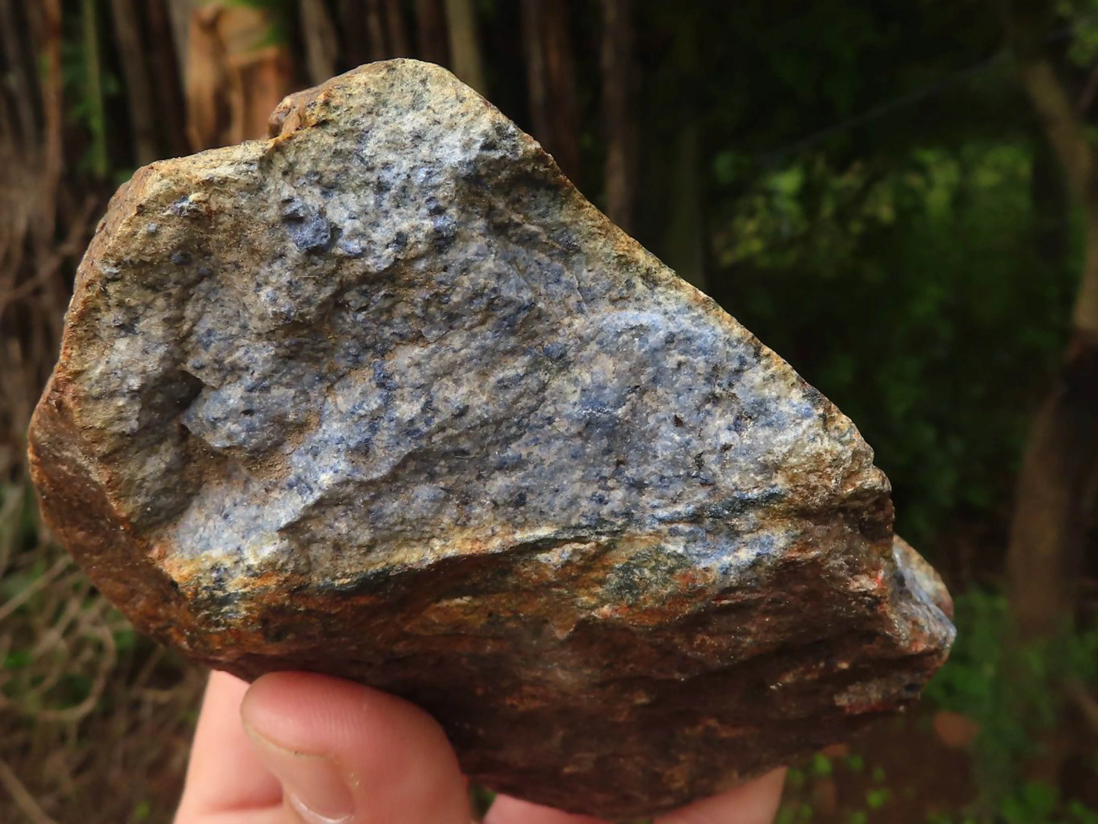 Natural Rare Blue Dumortierite Rough Specimens x 5 From Mozambique