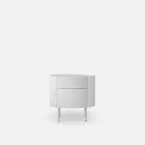 Ondata Bedside table - White