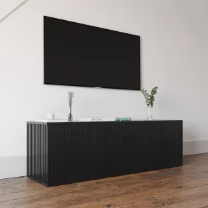 Opulent Modern Minimalist Black 60 inch TV Stand