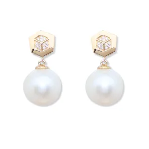 Pearl Hex Symphony Earring