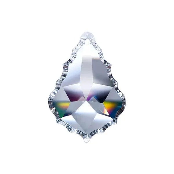 Pendeloque Crystal 1.5 inches Clear Prism with One Hole on Top