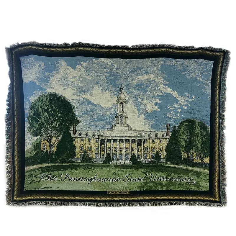 Penn State Old Main Afghan Blanket