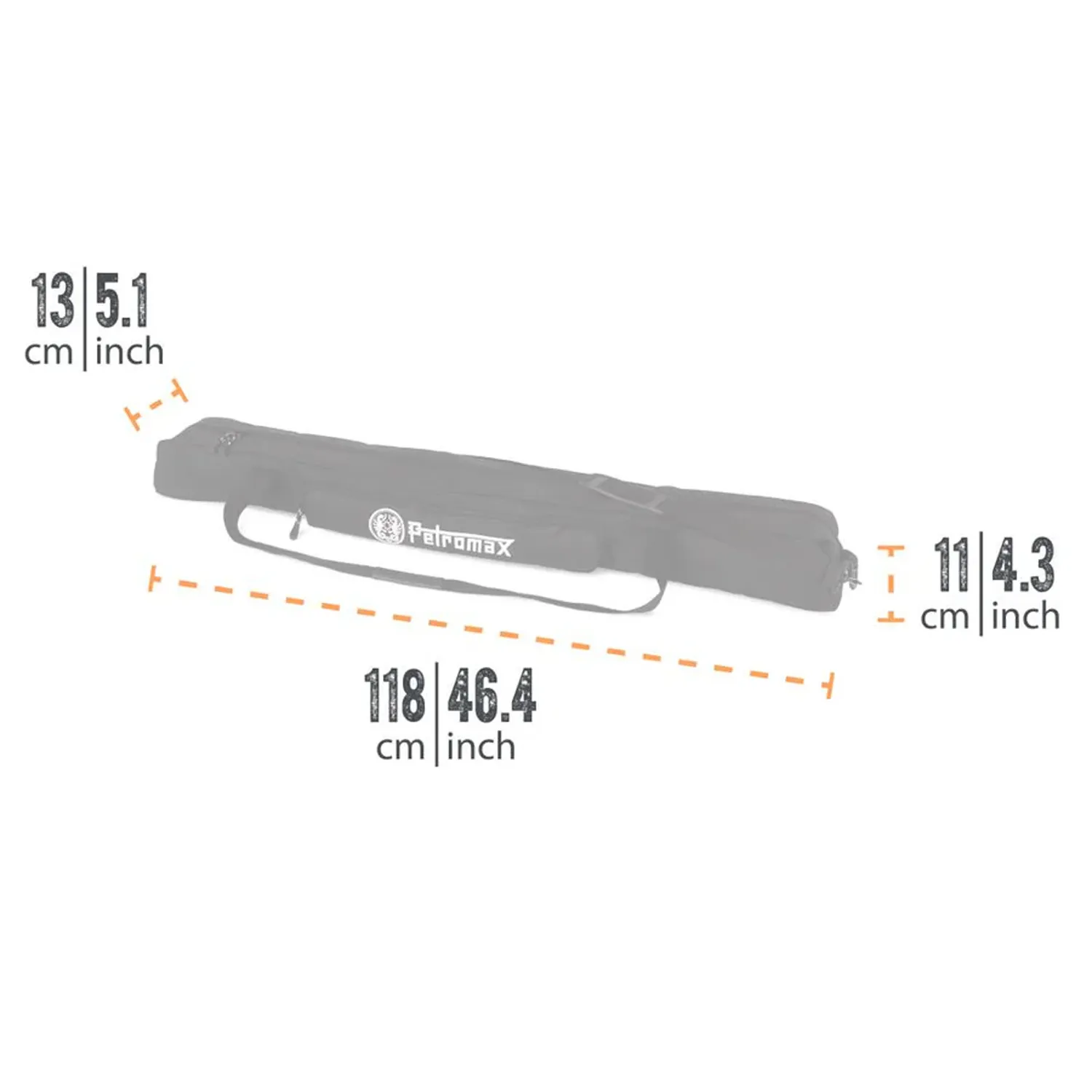 Petromax Transport Bag Fire Bridge Black | Buy Petromax Transport Bag Fire Bridge Black here | Outnorth