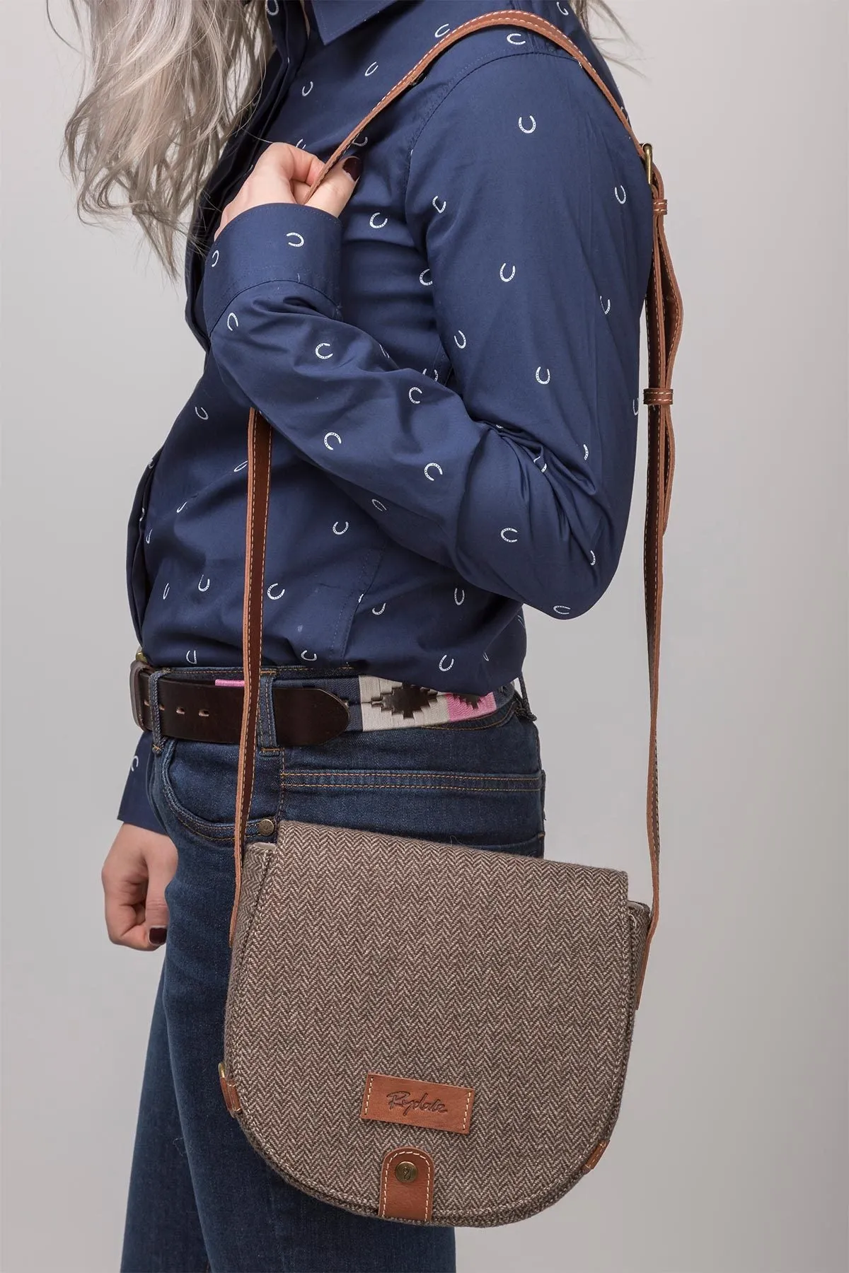 Pippa Tweed Saddle Bag