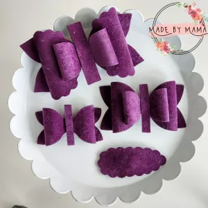 Plum Velvet Bows