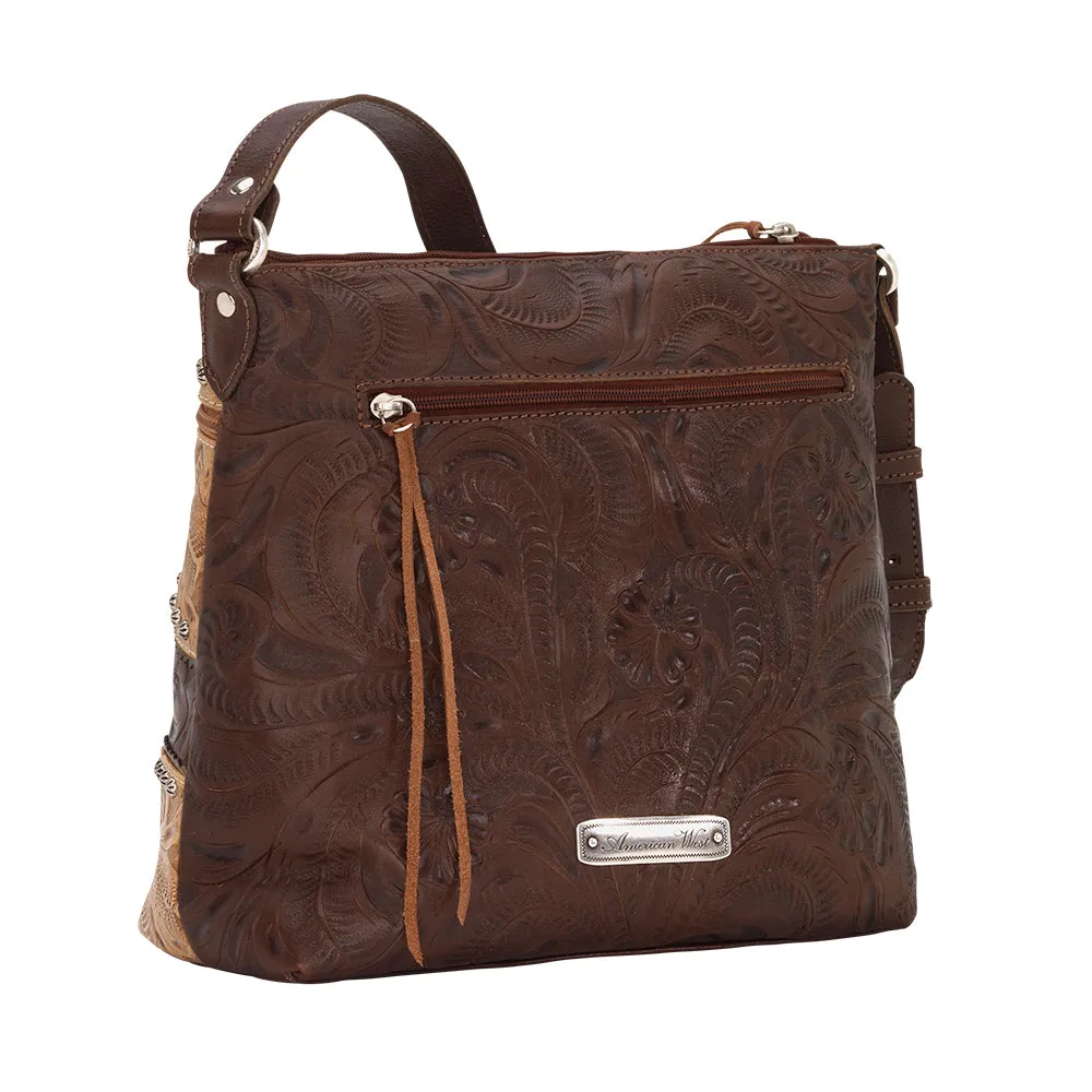 "Saddle Ridge" Zip-Top Shoulder Bag Collection - Choose From 4 Colors!