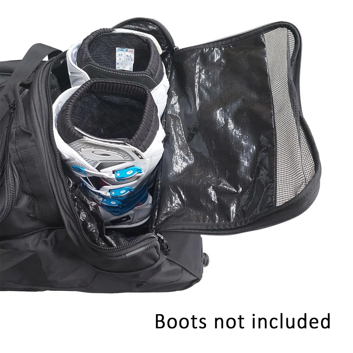 RACE DRIVER GEAR WHEELIE BAG - 160 L - WITH HELMET COMPARTMENT & MAT