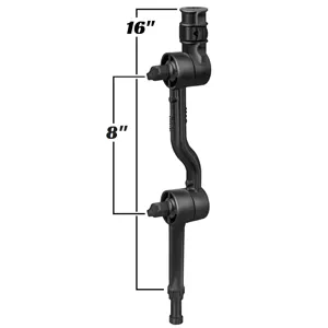 RAM Mount Adjustable Adapt-a-Post 16in Extension Arm