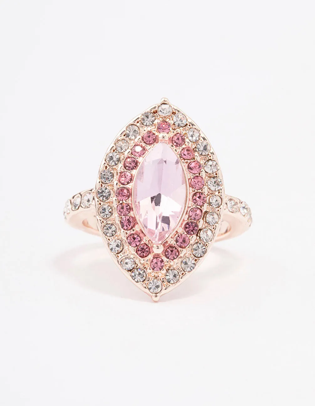 Rose Gold Opulent Marquise Ring