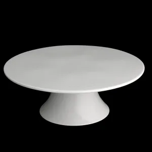 Round White Cake Stand 12" inch X 3.5" inch