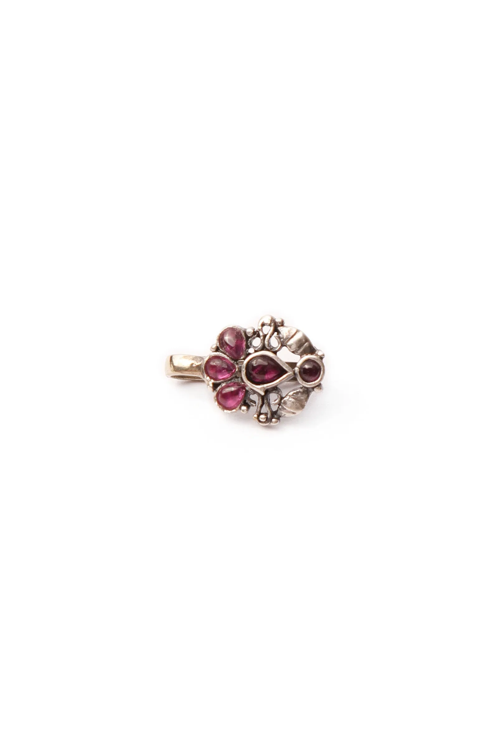 Ruhani 92.5 Sterling Silver Nose Pin